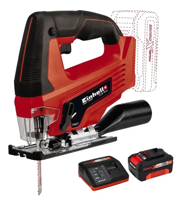 Sierra Caladora Einhell 18v Inalámbrica Tc-js 18li + Carg y Bateria (4321209)