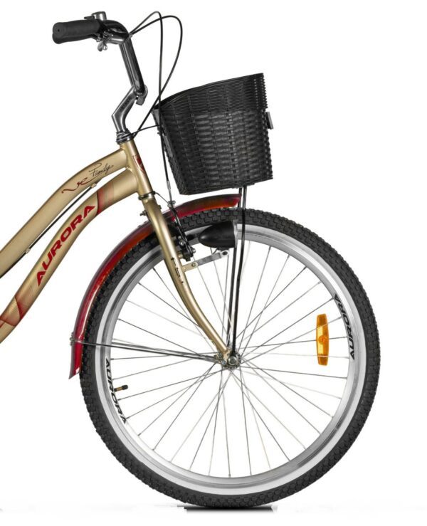 Bicicleta Paseo Aurora Paseo Family R26 1v Frenos V-brakes. - Imagen 6