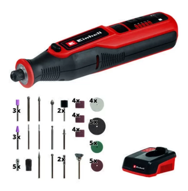 Minitorno Inalambrico Einhell + Bateria + 57 Accesorios (4419330)