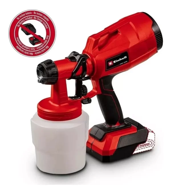 Pistola De Pintar Inalambrica Einhell Tc-sy 18-60 Li Solo (4260025) - Imagen 2
