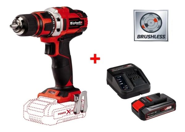 Taladro Atornillador Einhell Sin Carbón Te-cd 18/50 +kit 2,5 (4513942)