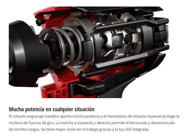 Llave De Impacto Inalambrico Impaxxo 18/230 Einhell (4510080)+ Kit 4.0 - Imagen 7