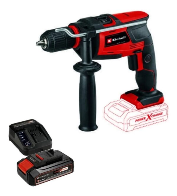 Taladro Percutor Inalambrico Einhell Tc-id 18li +carg Y Bat (4513960) - Imagen 4