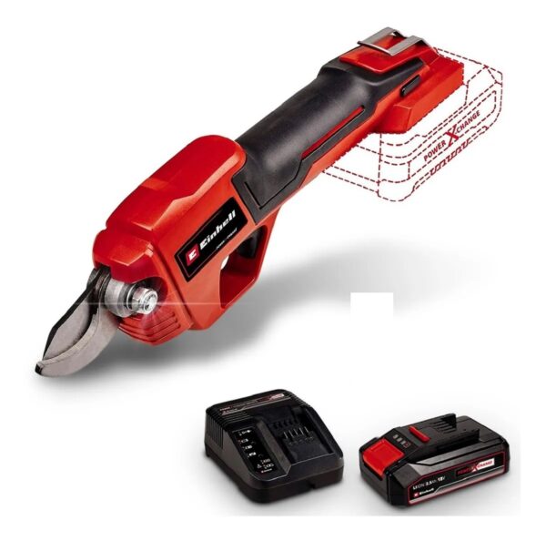 Tijera Podar Jardineria Inalambrica Einhell + Carg Y Bateria 2,5 Vts (3408300) - Imagen 2