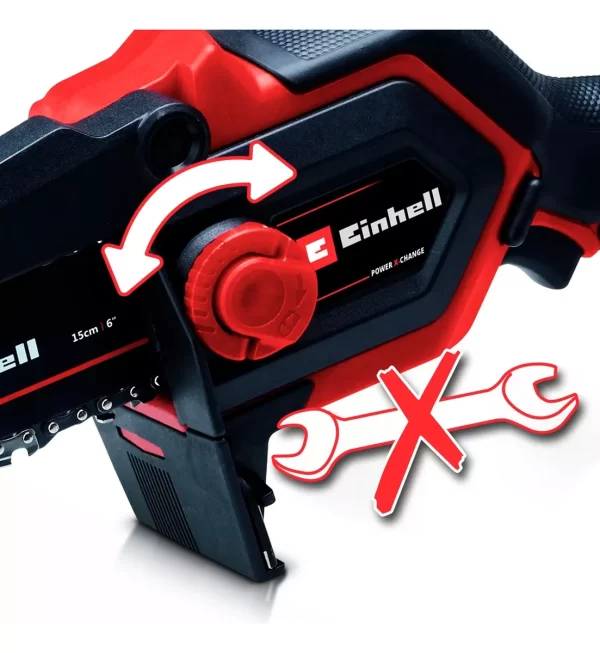 Mini Motosierra Inalambrica Einhell 18v De Mano Kit 4.0 Amp. (4600040) - Imagen 4