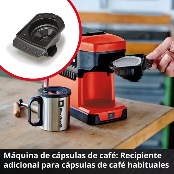 Cafetera Inalambrica Te-cf 18 Li - Solo Einhell + Kit 2.5ah (4609990) - Imagen 6