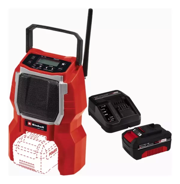 Radio Inalambrica Tc-ra 18 Li Bt Einhell Bluetooth + Kit 2.5 (3408017) - Imagen 3