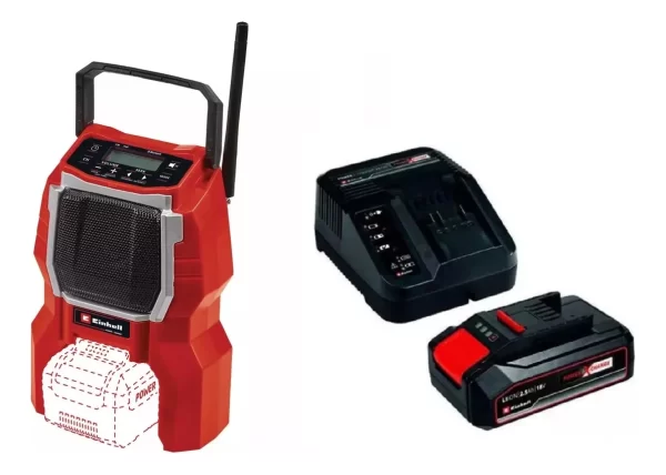 Radio Inalambrica Tc-ra 18 Li Bt Einhell Bluetooth + Kit 2.5 (3408017)