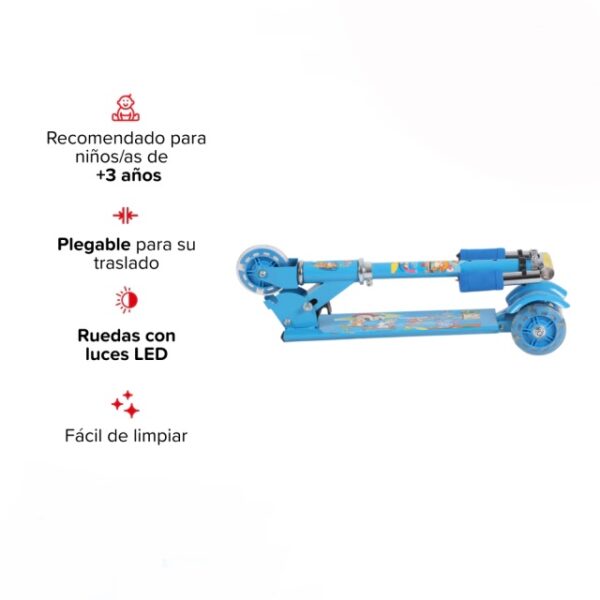 Monopatín Randers Kids Infantil Plegable 8020 - Imagen 8
