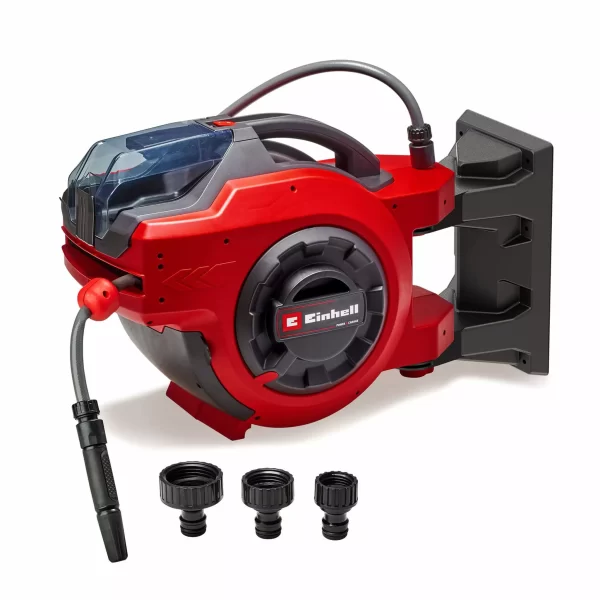 Enrollador De Manguera Inalam Einhell 18v 30mts 1/2 + Kit2.5 (4173770) - Imagen 10
