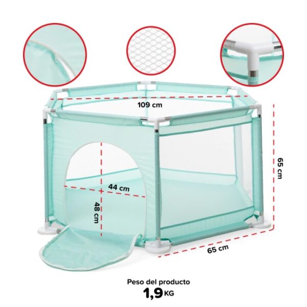 Corralito Bebe Hexagonal Bebesit 2119 - Imagen 6