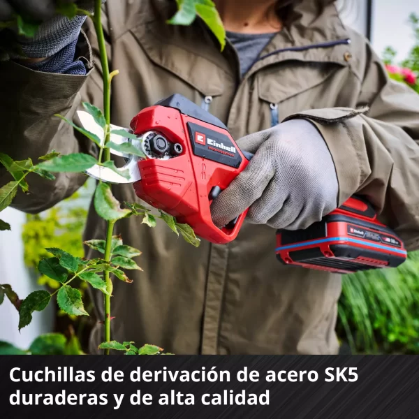 Tijera De Podar Inalambrica Jardineria Einhell Brussless (3408320) - Imagen 6